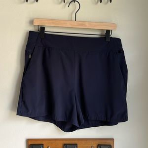 Athleta Brooklyn shorts 14 navy